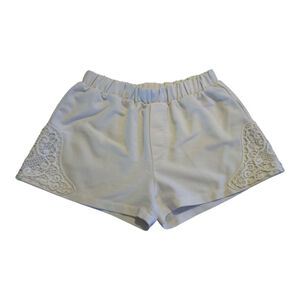Women's Mine Shorts Size M White Lace Detail